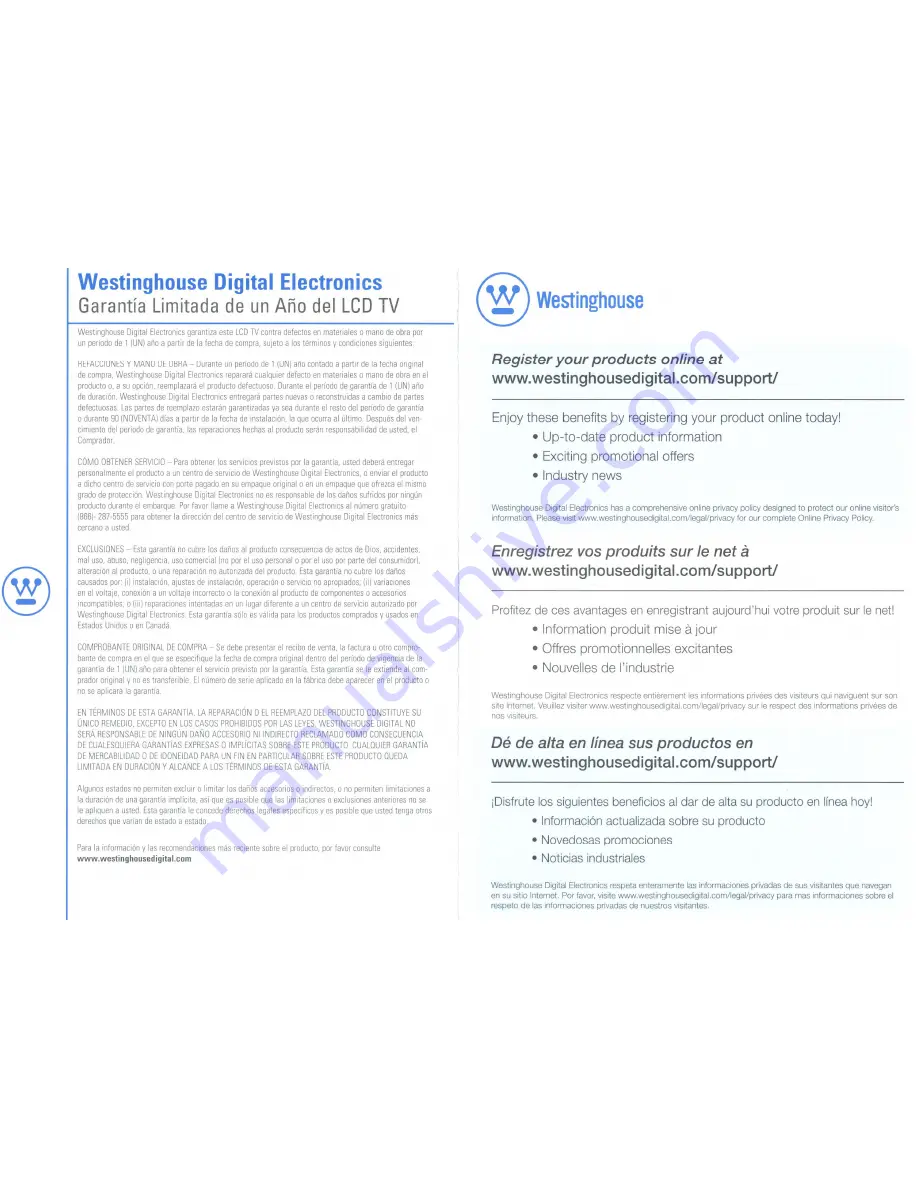 Westinghouse LTV-32w6 - HD - 32