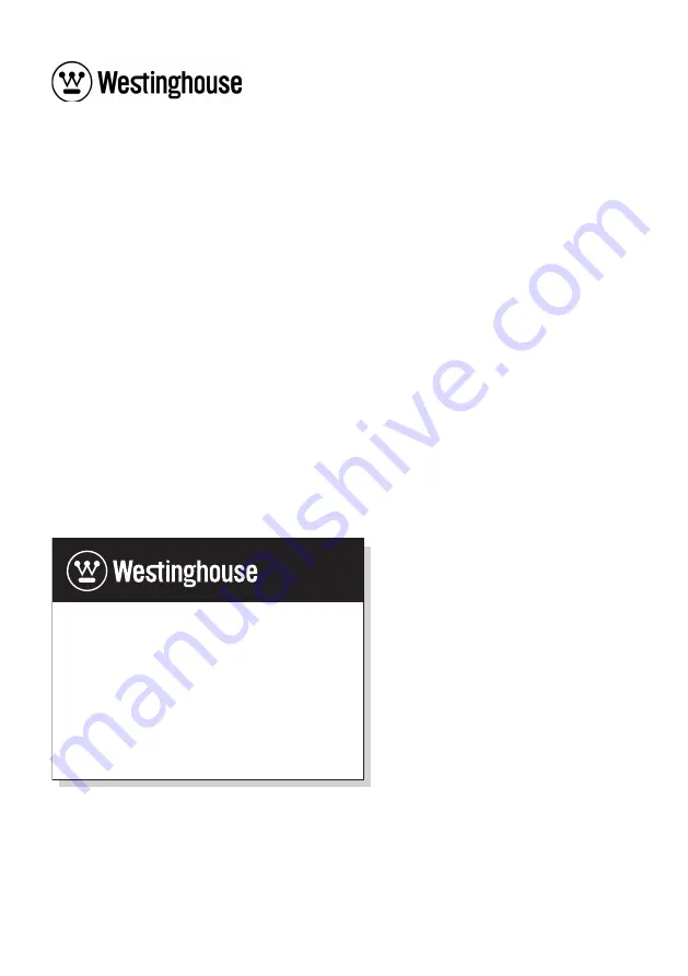 Westinghouse NCCO 1804/SP6440 Operation Manual Download Page 9