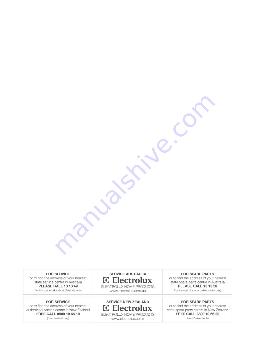 Westinghouse PHR222U Care And Use Manual Download Page 3