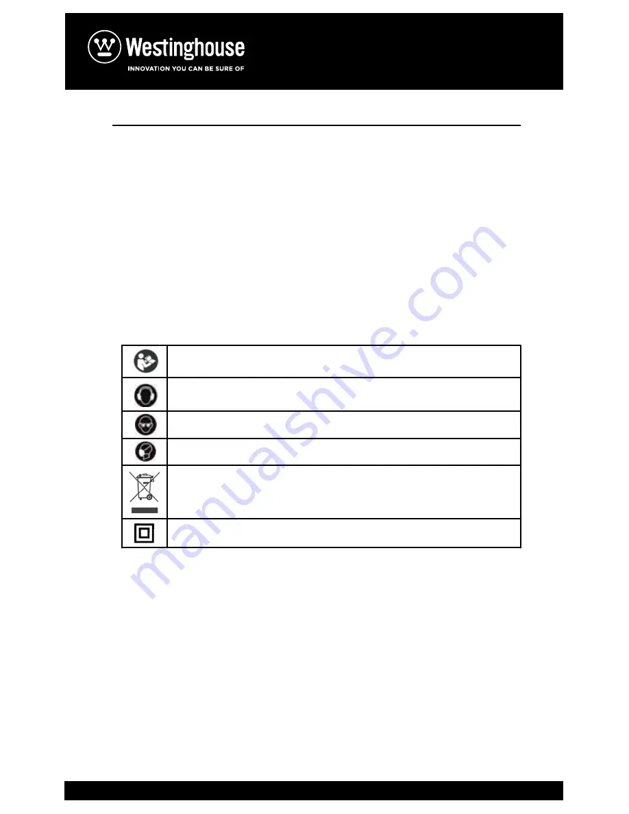 Westinghouse PT20115 Instruction Manual Download Page 6