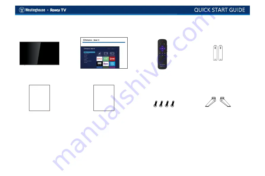 Westinghouse Roku TV Quick Start Manual Download Page 6