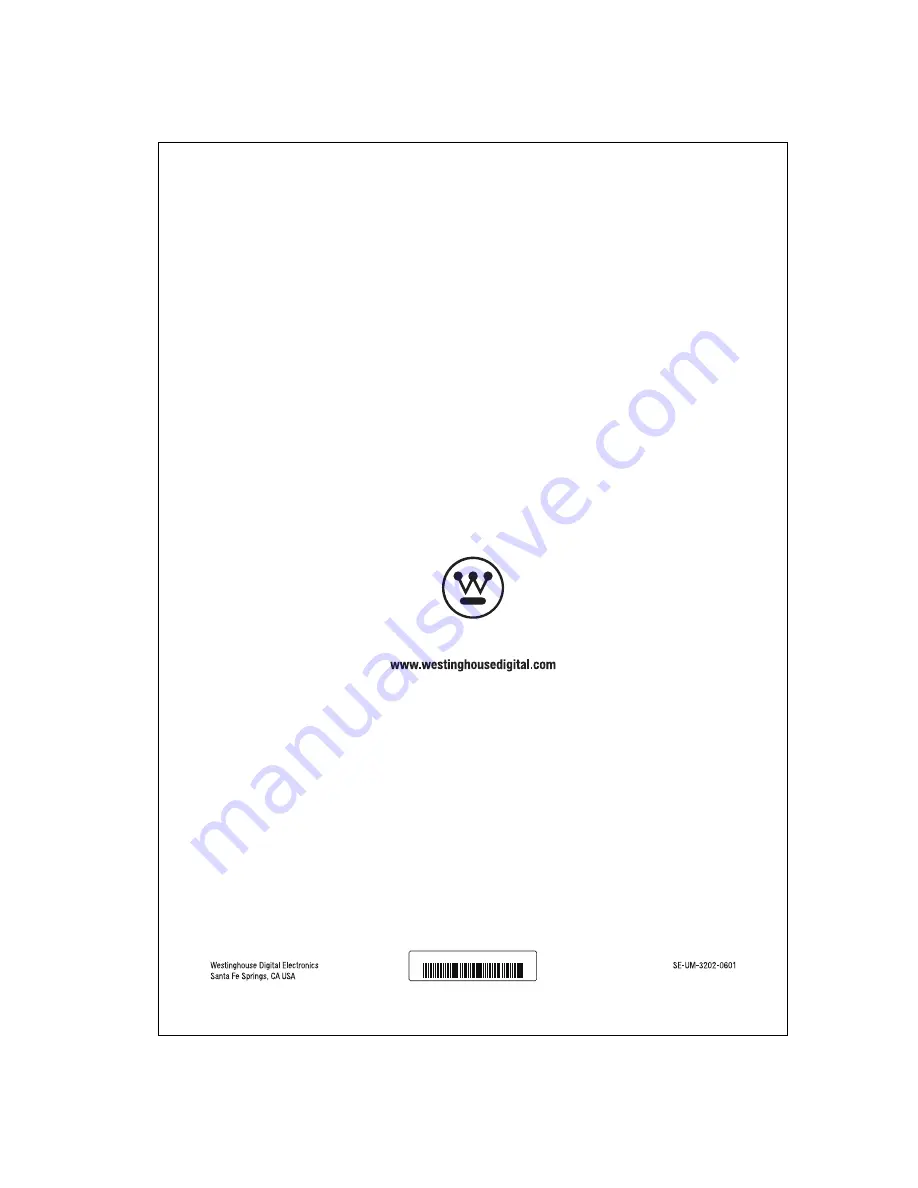 Westinghouse W3213 HD User Manual Download Page 37