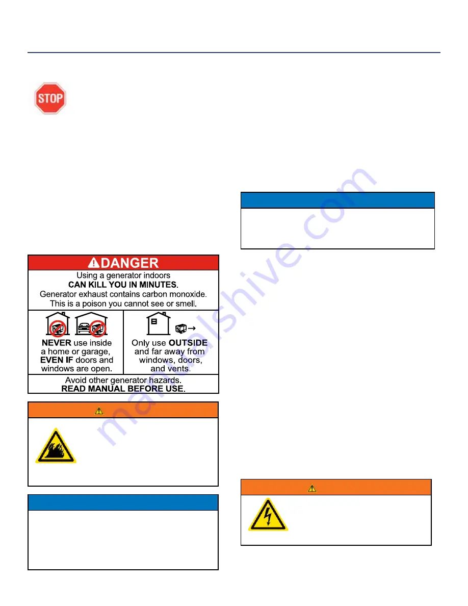 Westinghouse WGen12000 User Manual Download Page 12