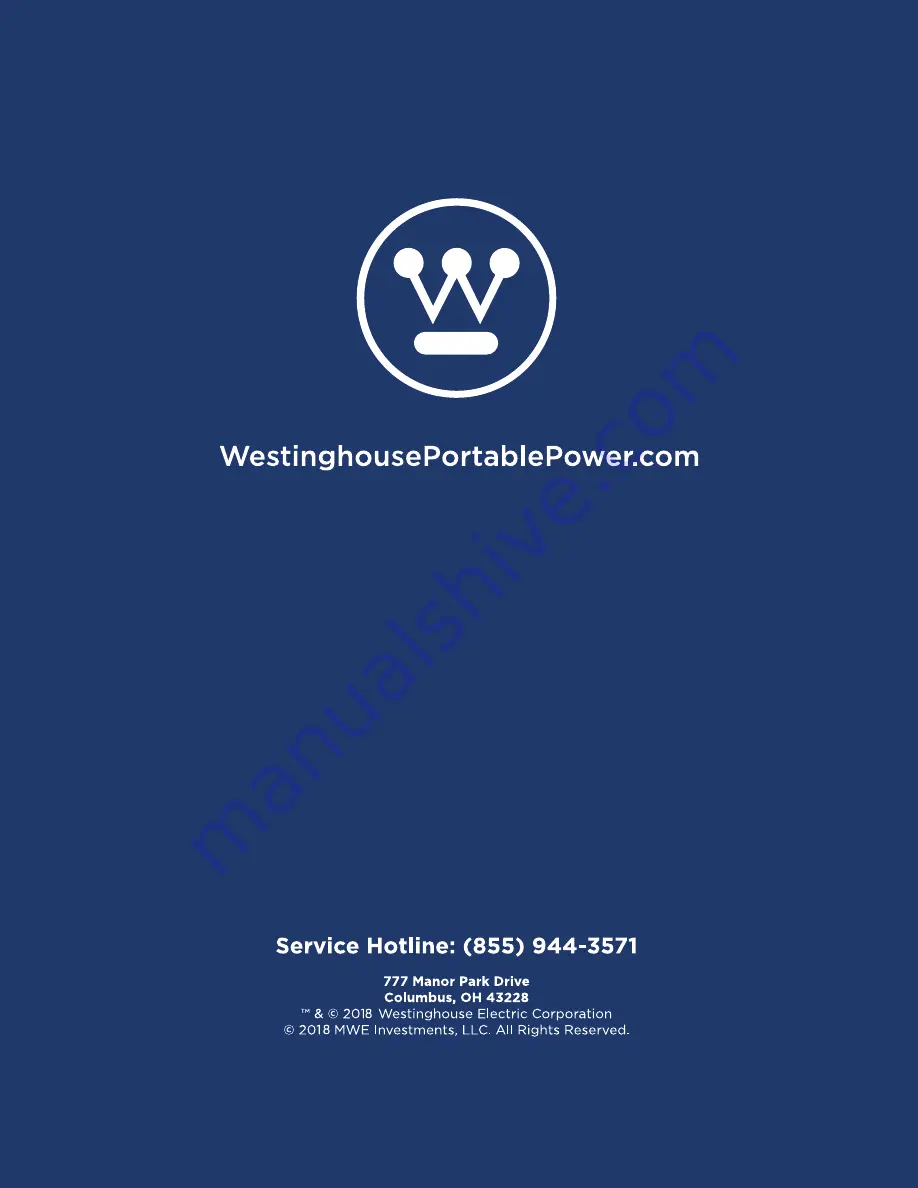 Westinghouse WGen12000 User Manual Download Page 34