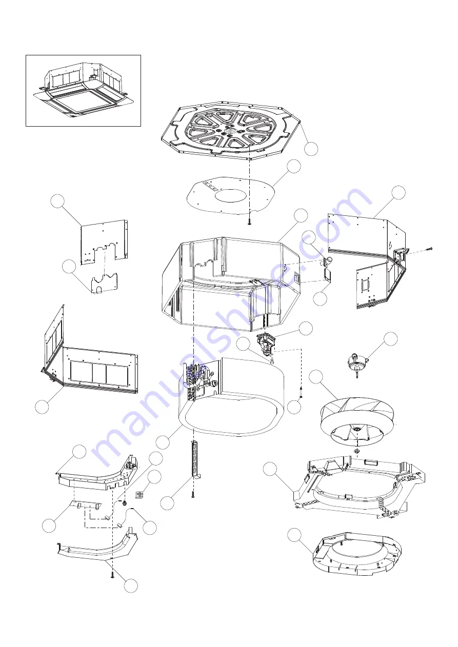 Westinghouse WHU09CTA21S Service Manual Download Page 63