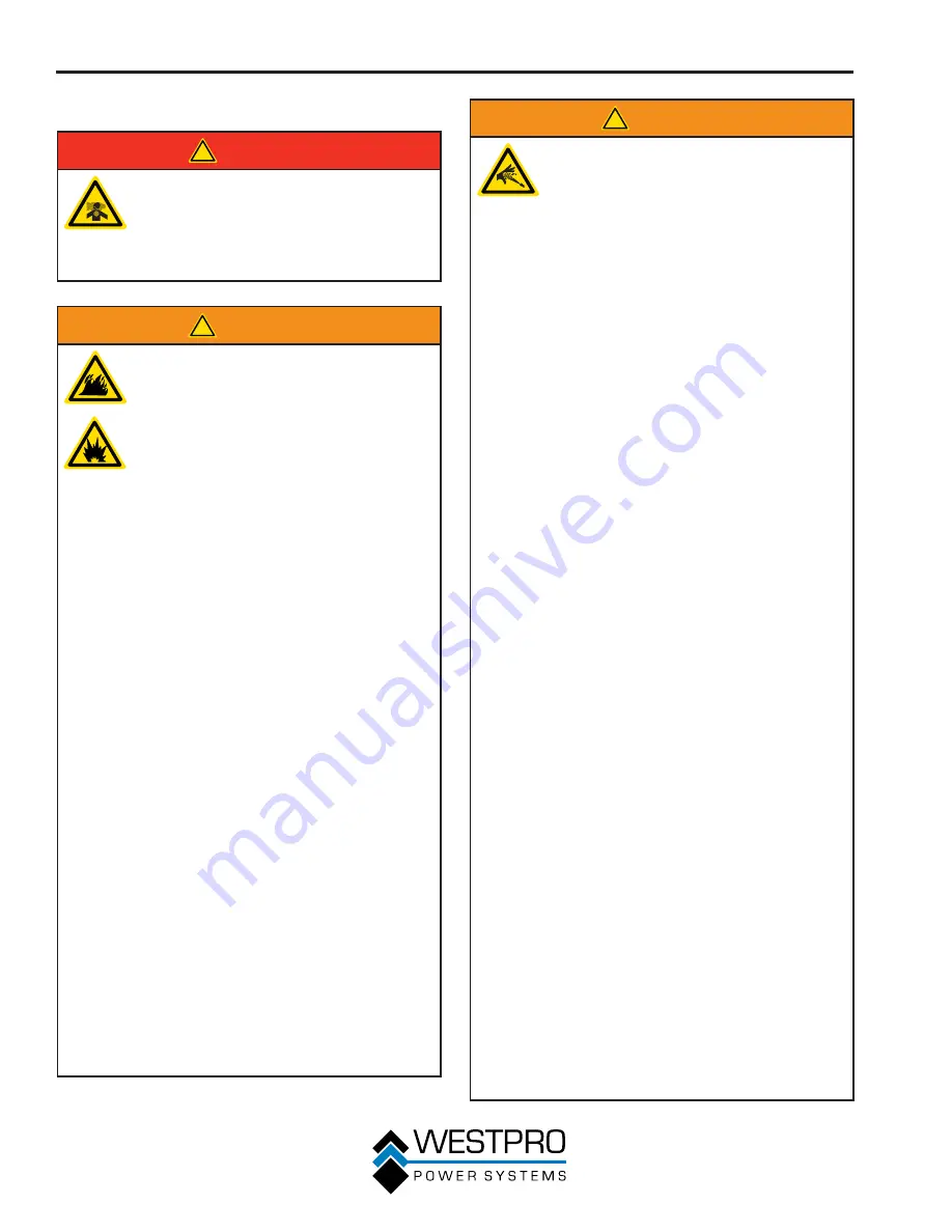 Westinghouse WP2500 Owner'S Manual Download Page 8