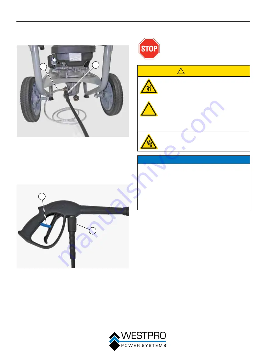 Westinghouse WP2500 Owner'S Manual Download Page 18