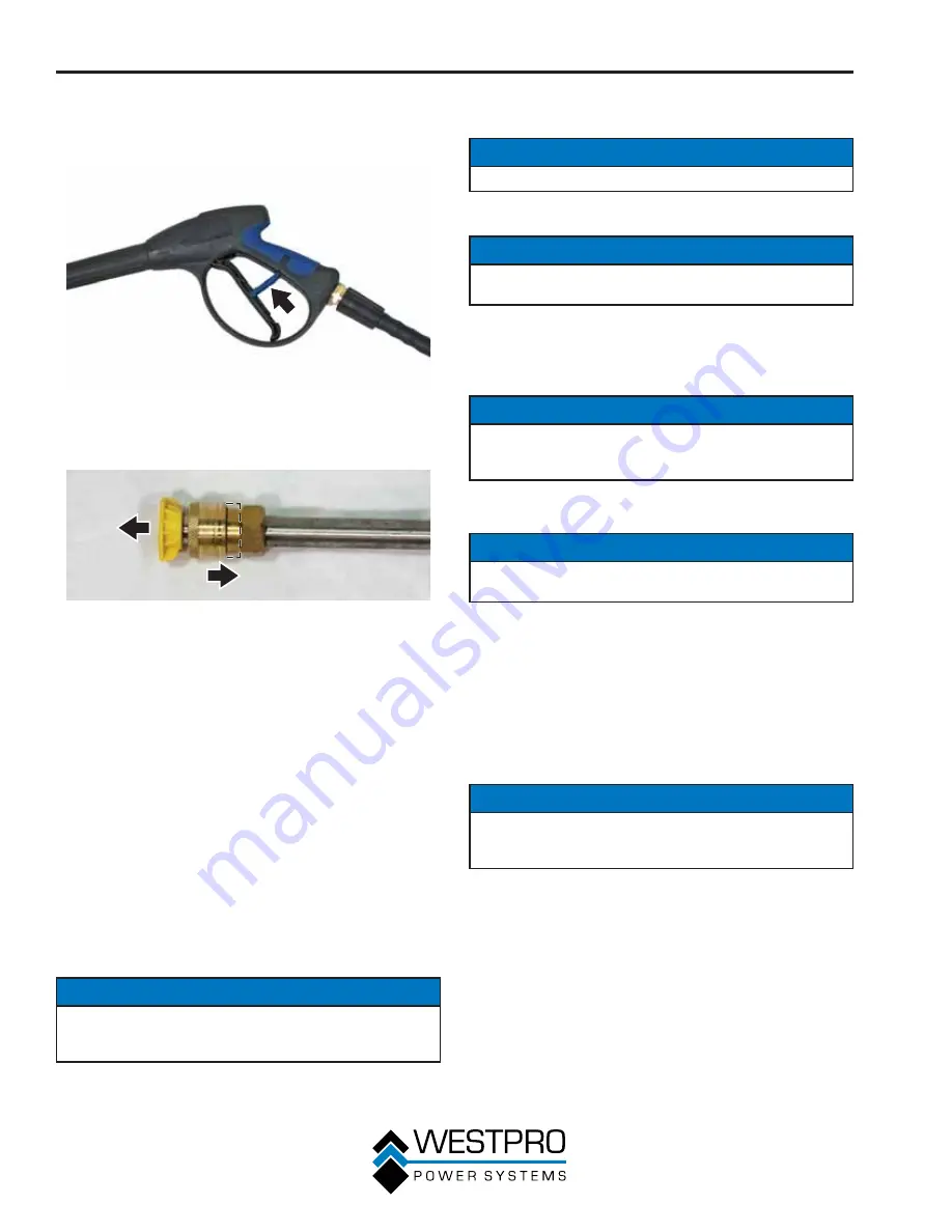 Westinghouse WP2500 Owner'S Manual Download Page 88