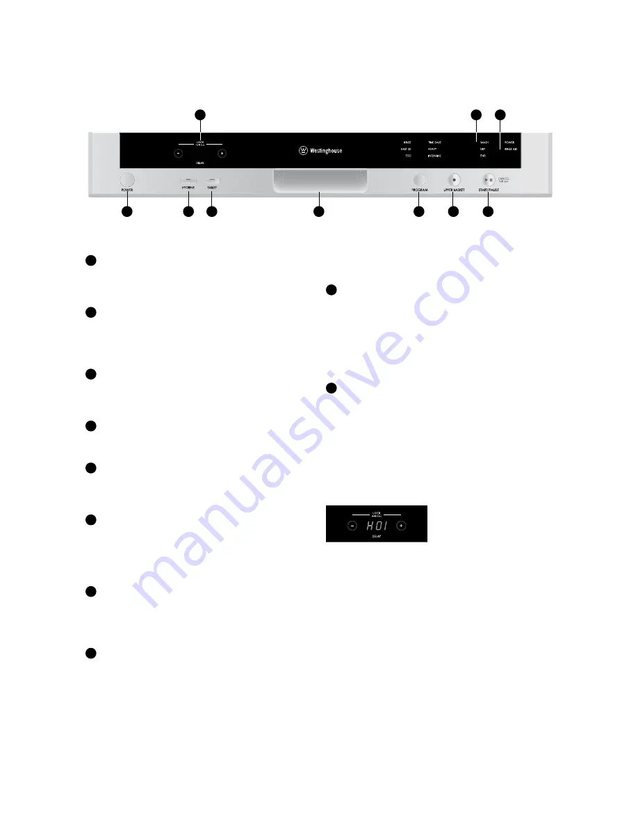 Westinghouse WSF6606 Скачать руководство пользователя страница 6