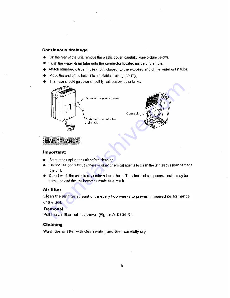 Westpoint MDF-50AE Instruction Manual Download Page 7