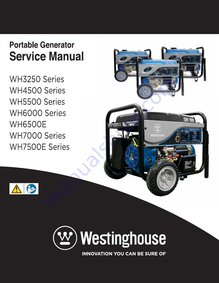 Westpro Westinghouse WH3250 Series Service Manual Download Page 1