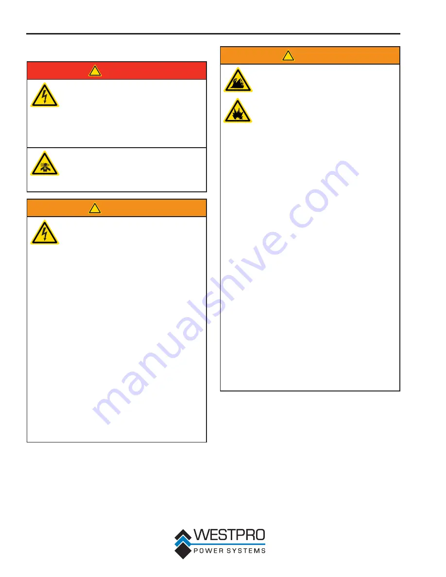 Westpro Westinghouse WH3250 Series Service Manual Download Page 6