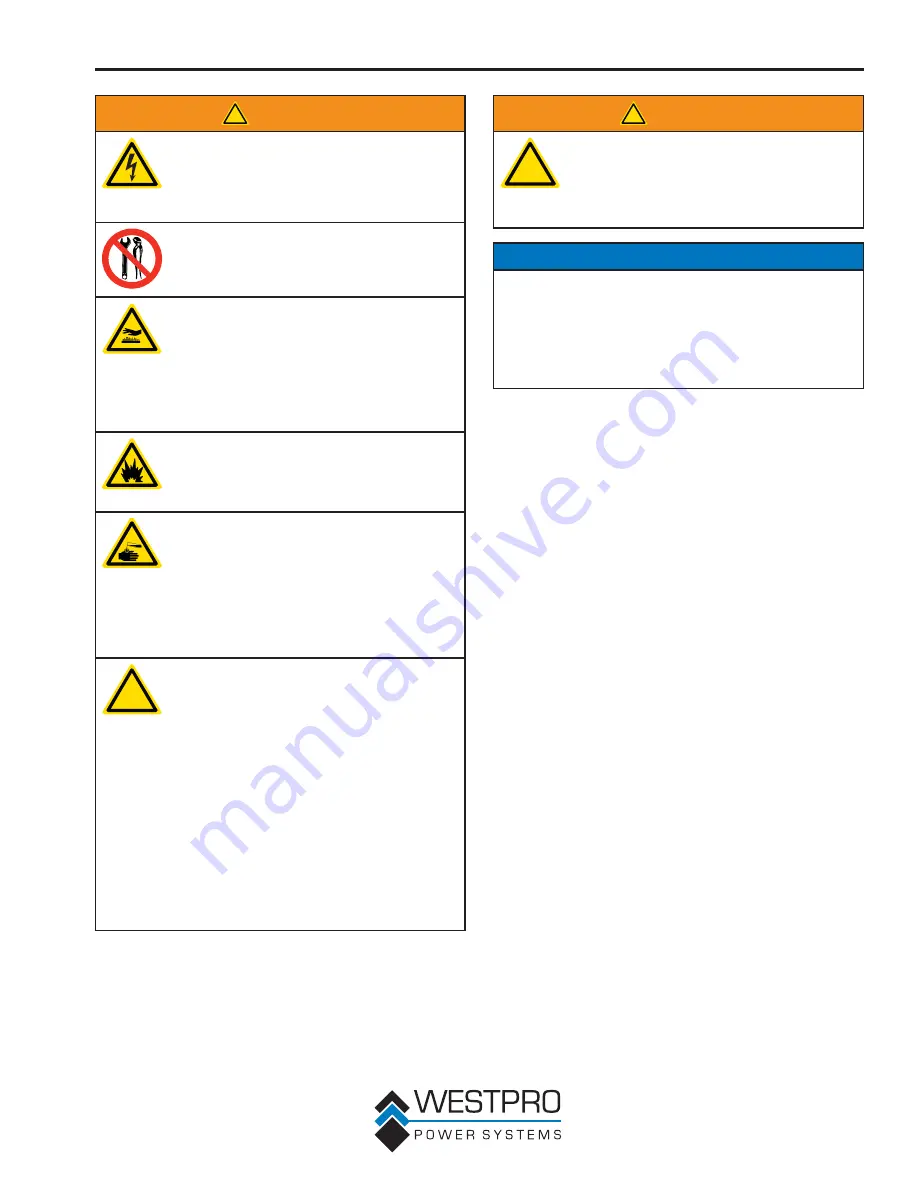 Westpro Westinghouse WH3250 Series Service Manual Download Page 7