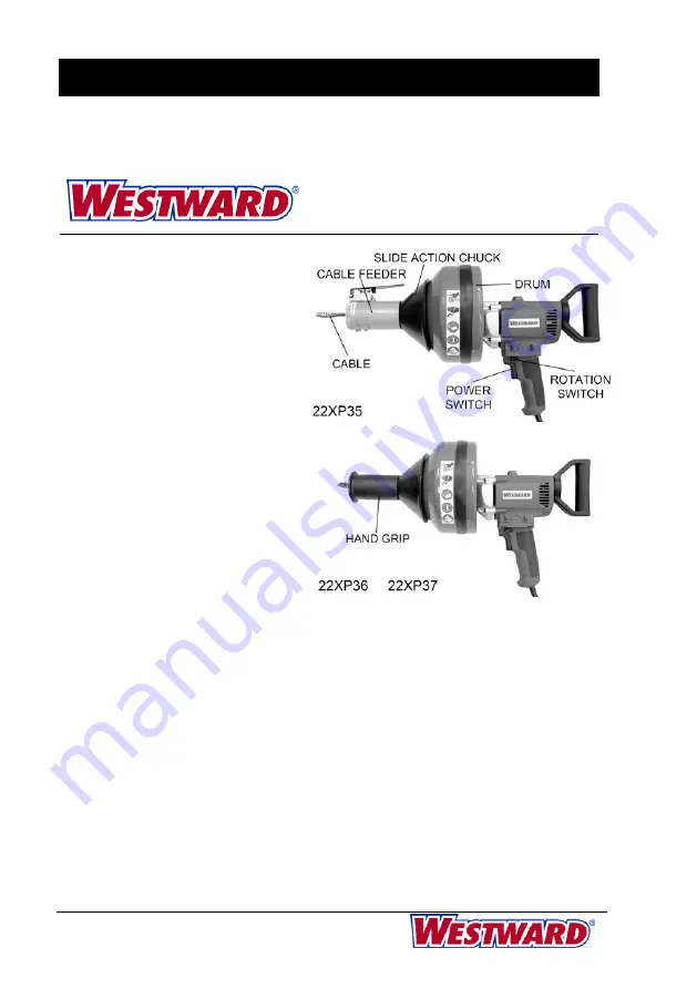 Westward 22XP35 Скачать руководство пользователя страница 1