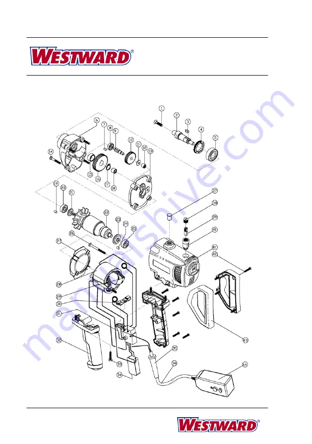 Westward 22XP35 Operating Instructions And Parts Manual Download Page 17