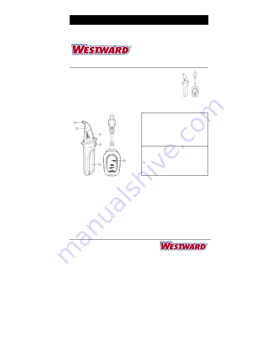 Westward 23V746 Скачать руководство пользователя страница 1