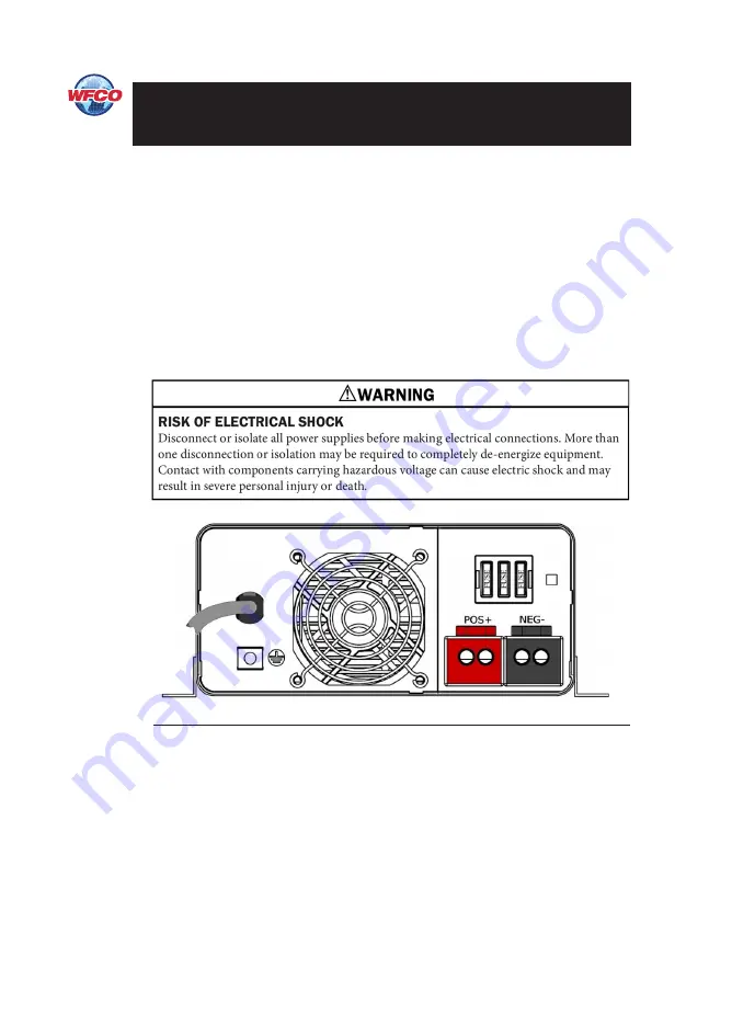 WFCO WF-68100 Series Скачать руководство пользователя страница 10