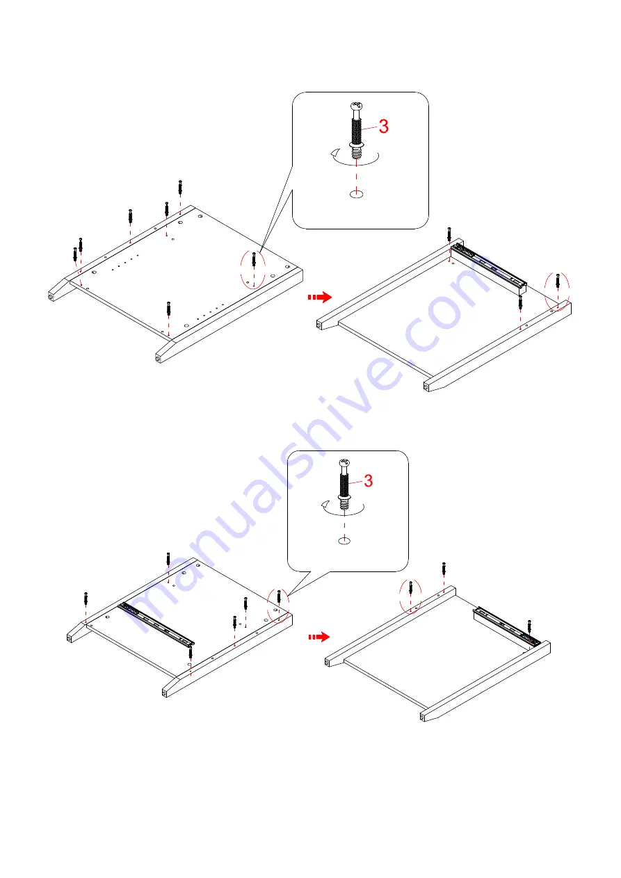 Whalen Furniture Abington SPUS-ABTD Instruction Booklet Download Page 14