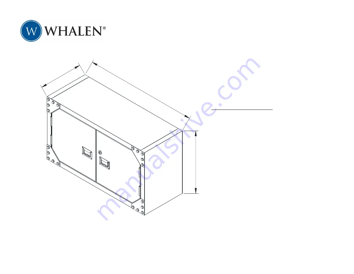 Whalen WSWC36W-E Скачать руководство пользователя страница 1