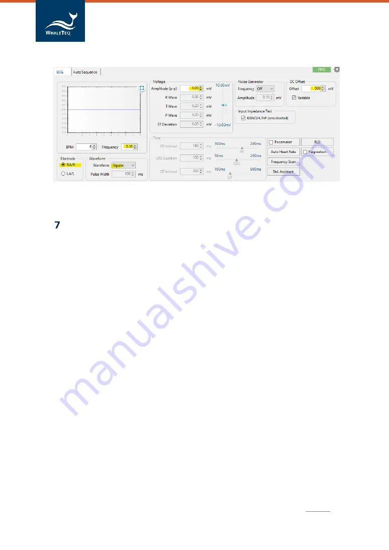 WHALETEQ AECG100 User Manual Download Page 73