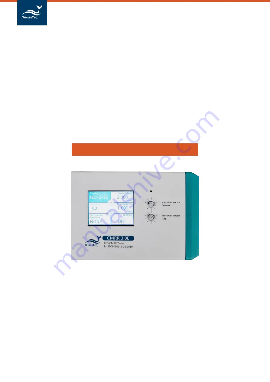 WHALETEQ CMRR 3.0E User Manual Download Page 1