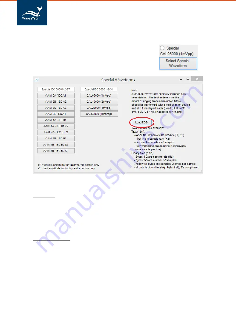 WHALETEQ SECG 4.0 User Manual Download Page 25