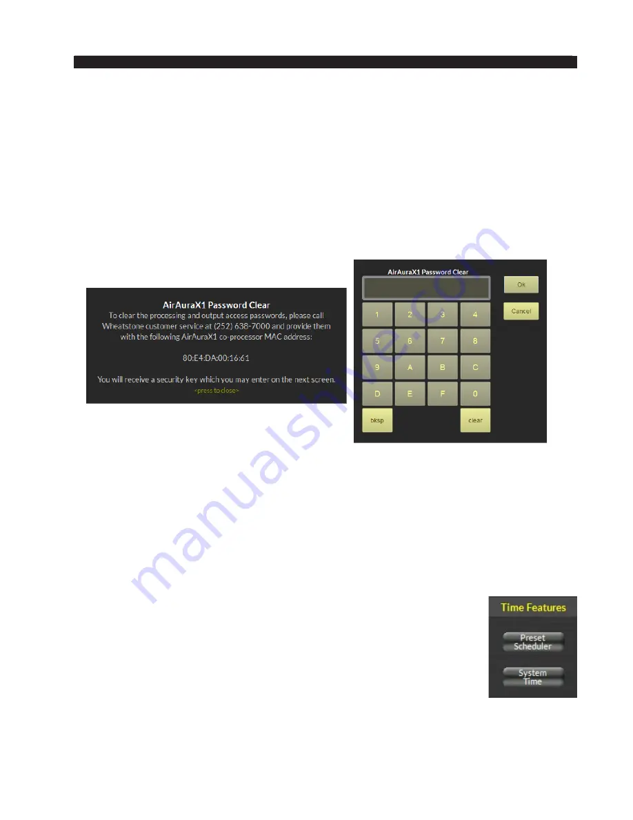 Wheatstone Corporation AirAura X1 Technical Manual Download Page 105