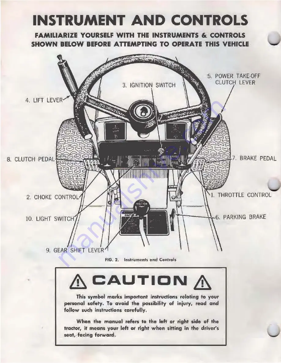 Wheel Horse A Series Owner'S Manual Download Page 4