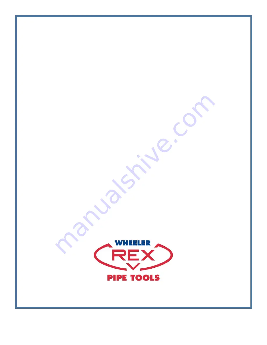 Wheeler-Rex 36454 Operating Instructions Manual Download Page 8