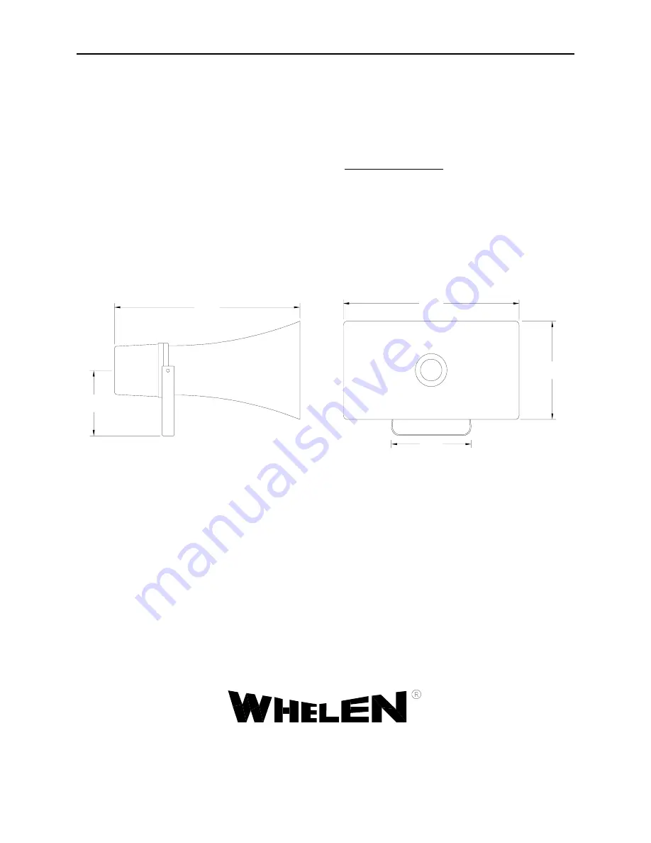 Whelen Engineering Company WS100CH Скачать руководство пользователя страница 2