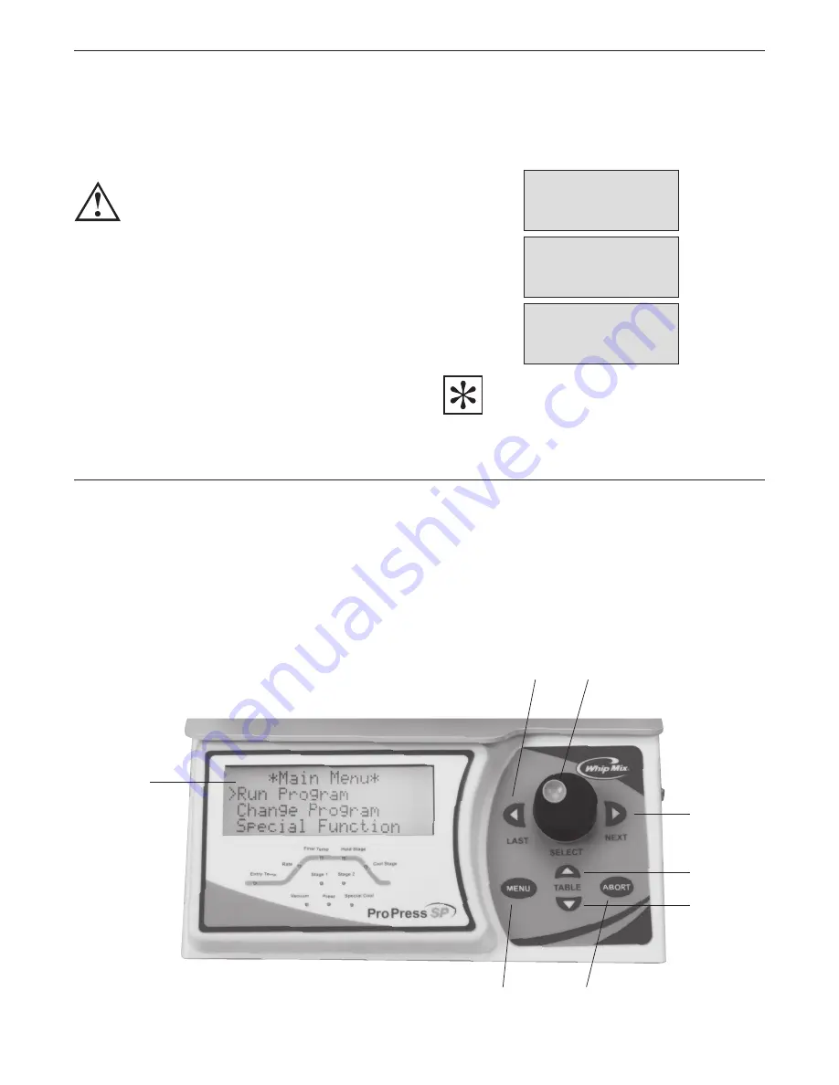 Whip Mix ProPress SP Operator'S Manual Download Page 7