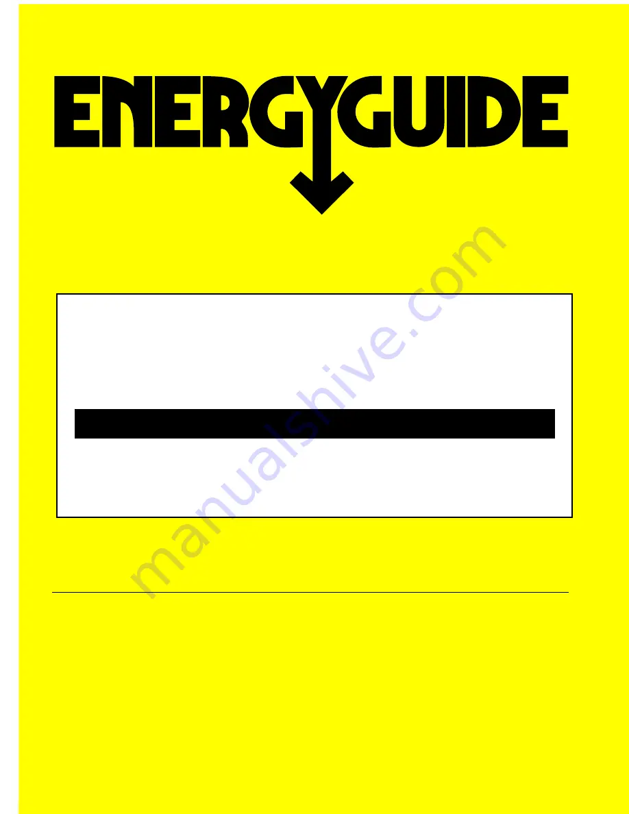 Whirlpool 1188908 Energy Manual Download Page 1