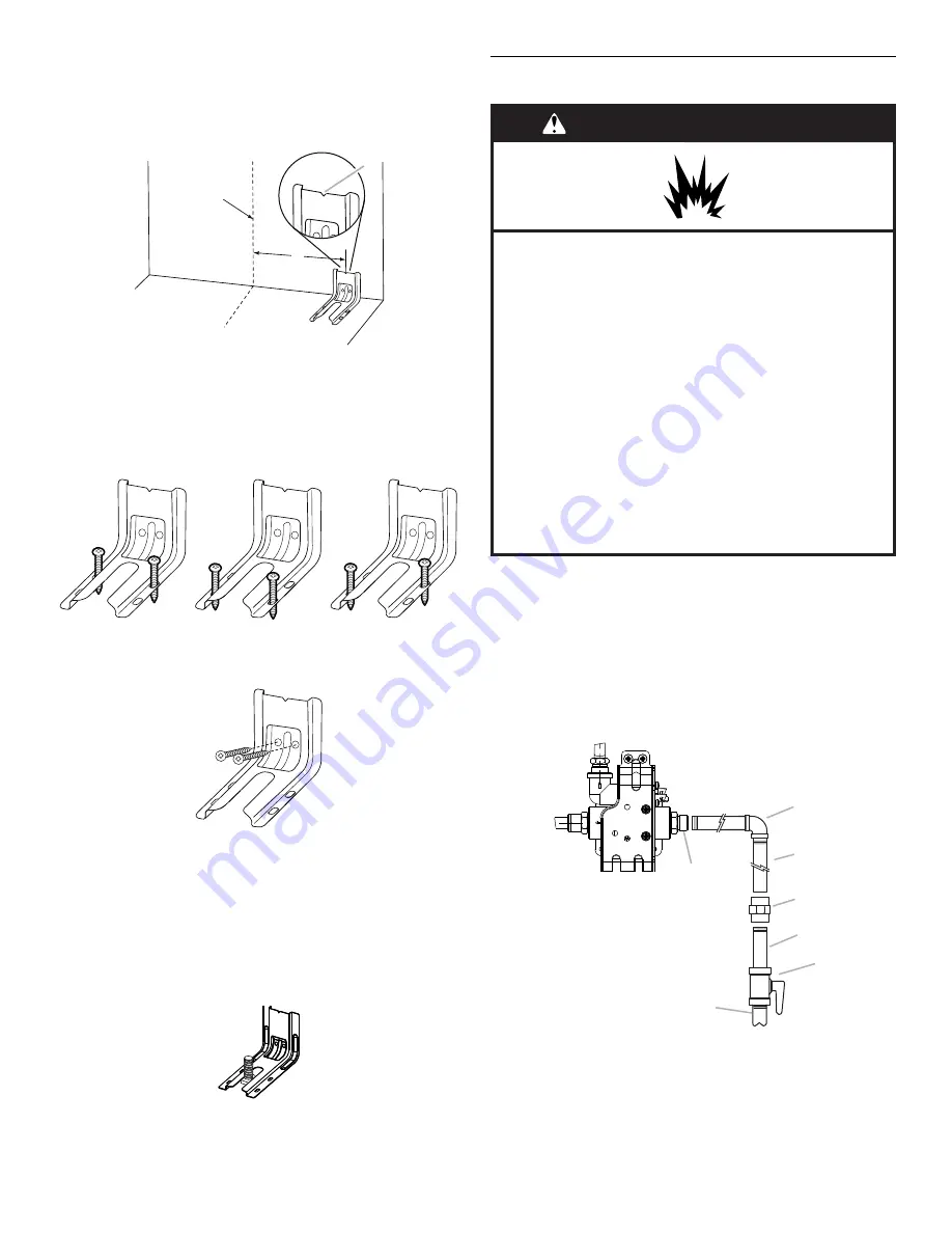 Whirlpool 30inch(76.2 CM) FREESTANDING GAS RANGES Installation Instructions Manual Download Page 23