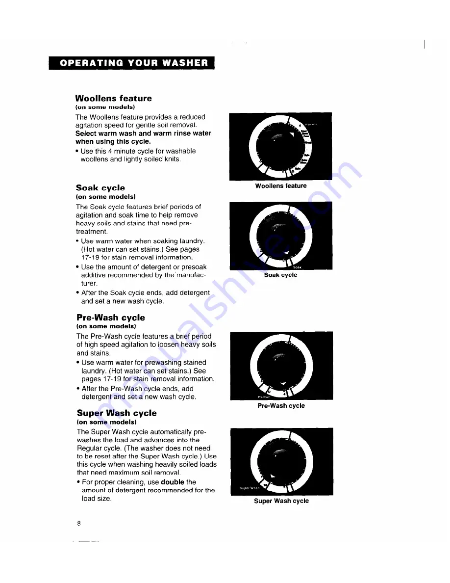 Whirlpool 3363834 Use And Care Manual Download Page 8