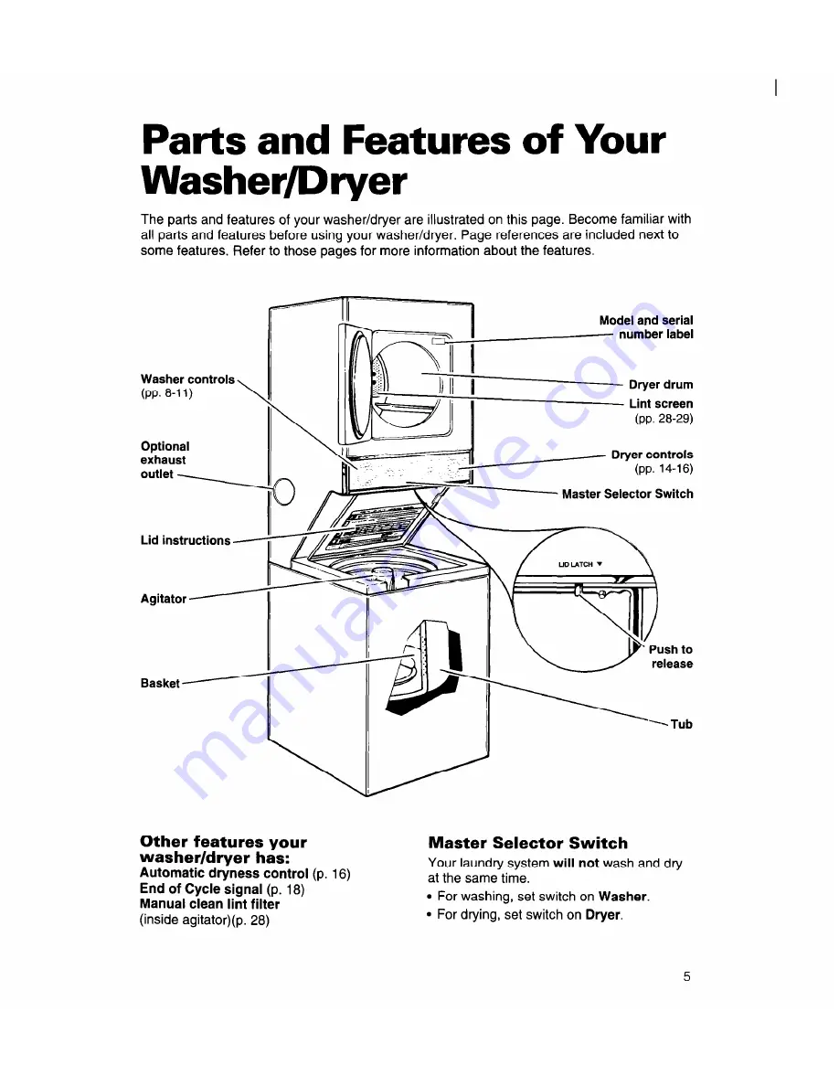 Whirlpool 3396315 Use And Care Manual Download Page 5