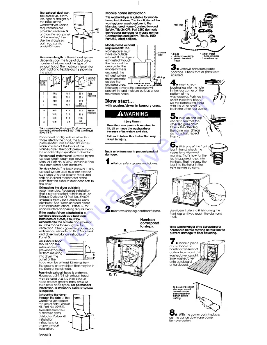 Whirlpool 3397612 Installation Instructions Manual Download Page 5