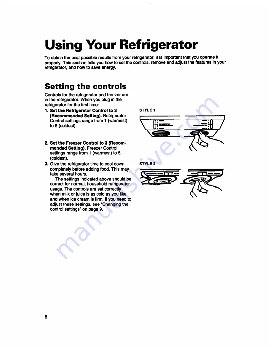 Whirlpool 3ET16NKXDG00 Use And Care Manual Download Page 9