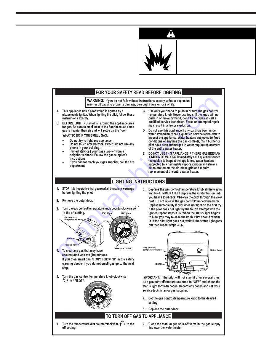 Whirlpool 6510374 Installation Instructions And Use And Care Manual Download Page 16