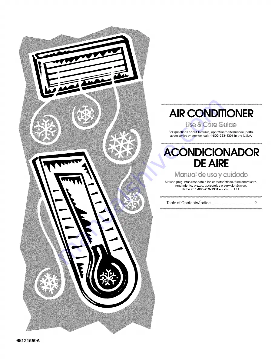 Whirlpool 66121559A Use & Care Manual Download Page 1