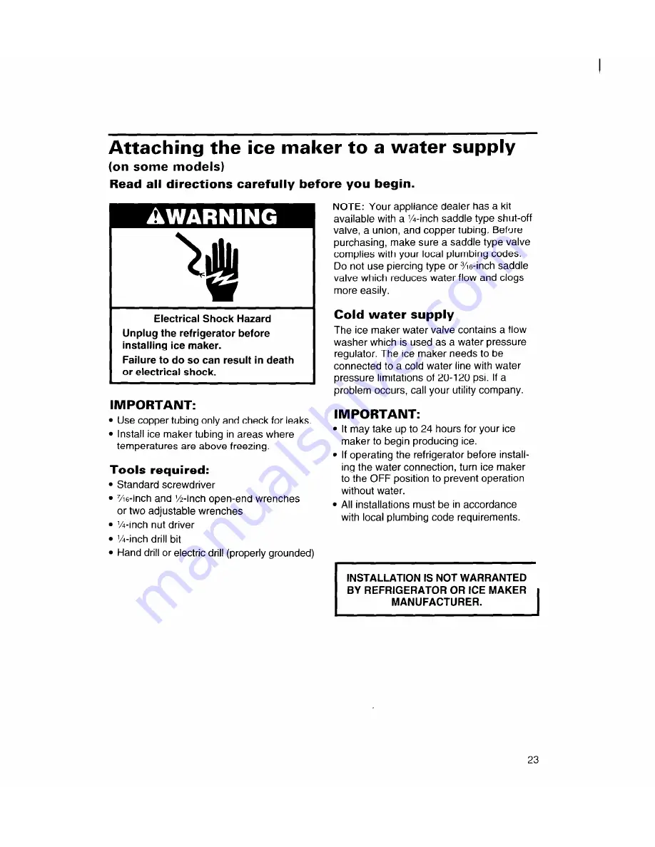 Whirlpool 6EB21DKXDW00 Use And Care Manual Download Page 24