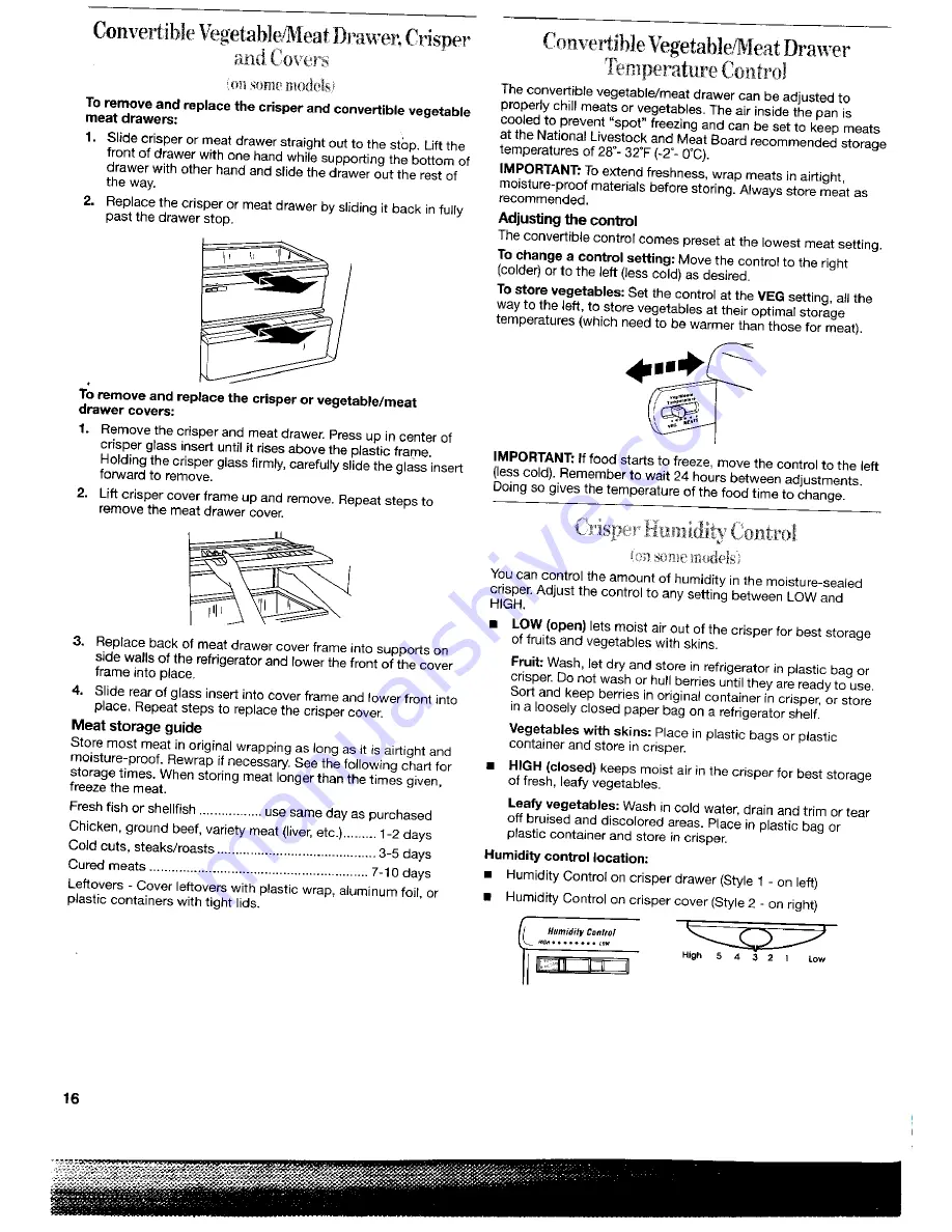 Whirlpool 6ED2FHKXKQ Use And Care Manual Download Page 16