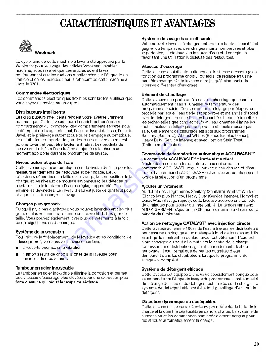 Whirlpool 8182192 Use & Care Manual Download Page 29