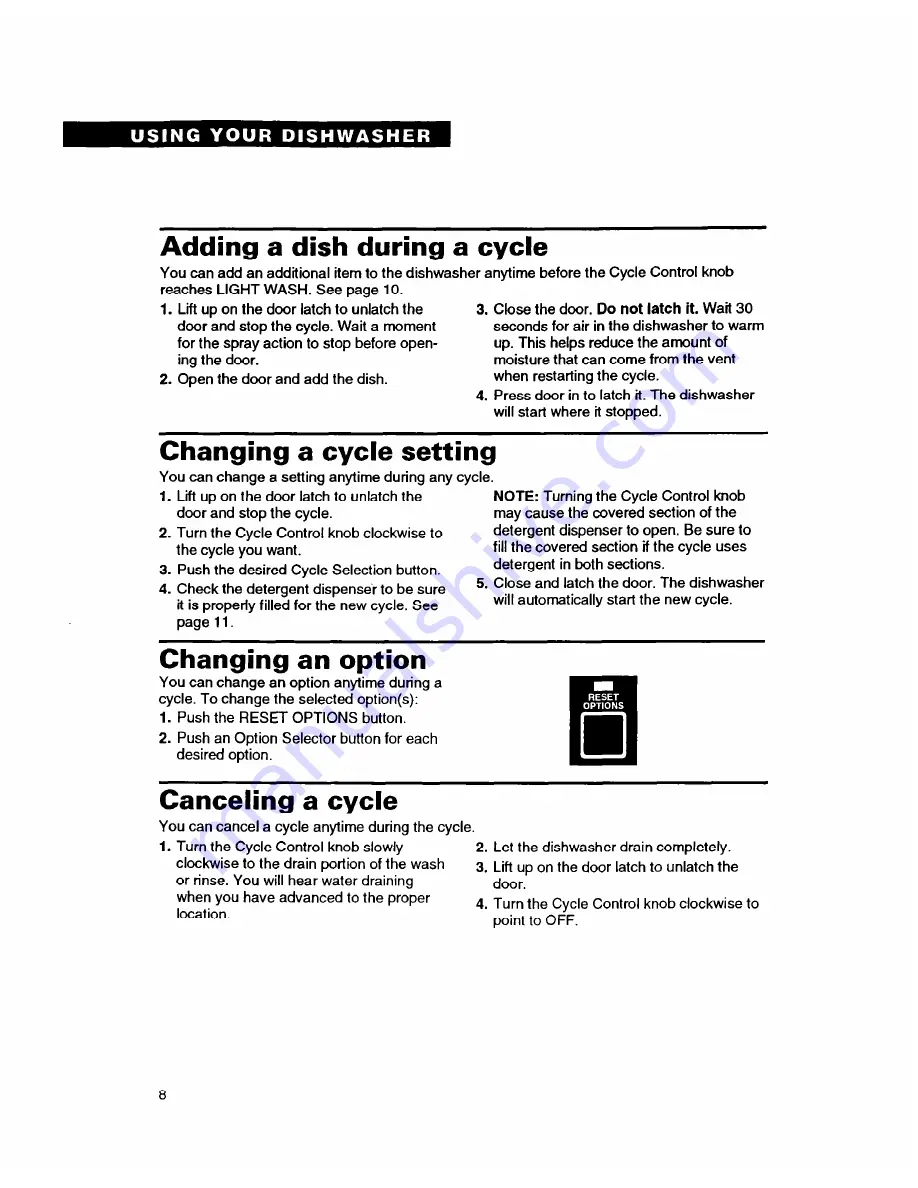 Whirlpool 8700 Series Use And Care Manual Download Page 8