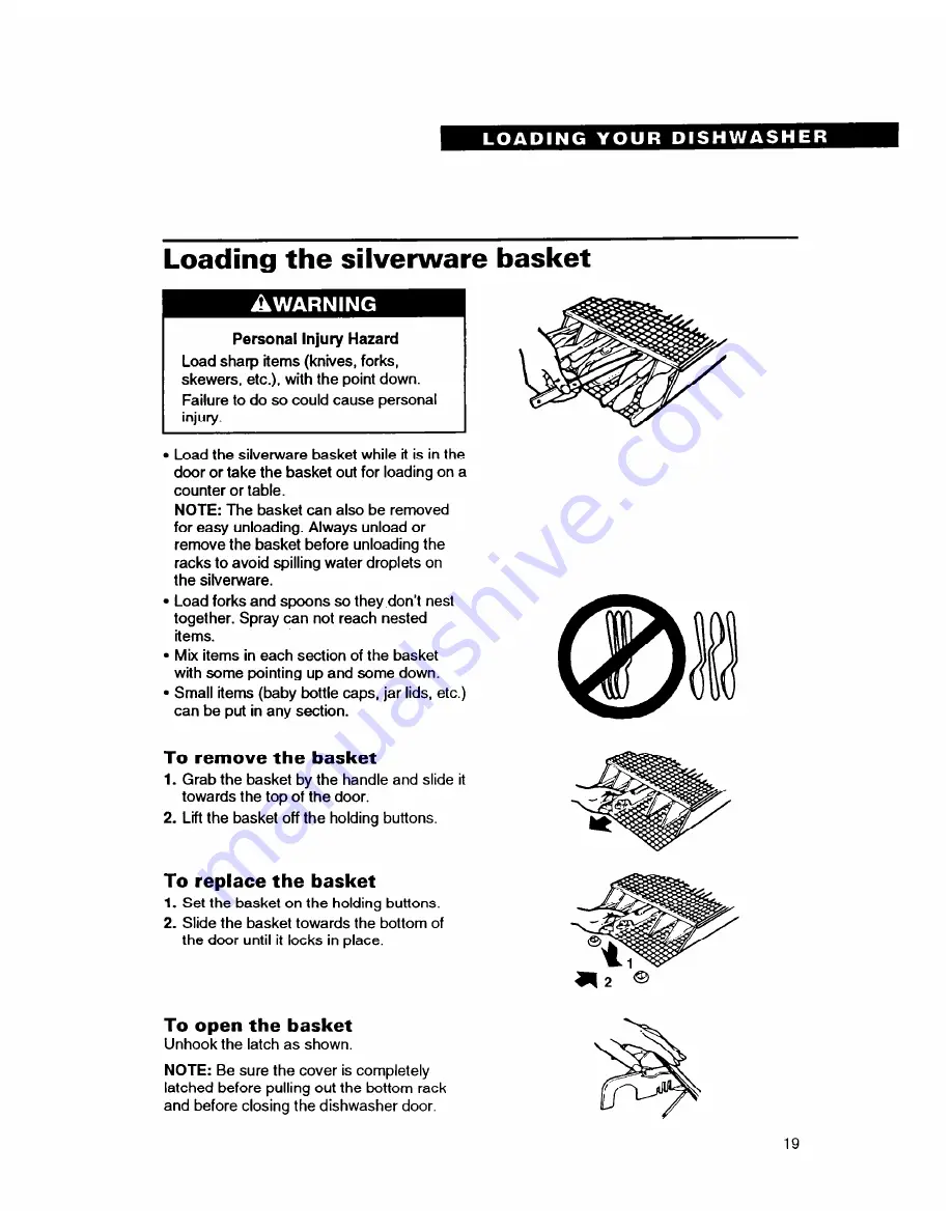 Whirlpool 8700 Series Use And Care Manual Download Page 19