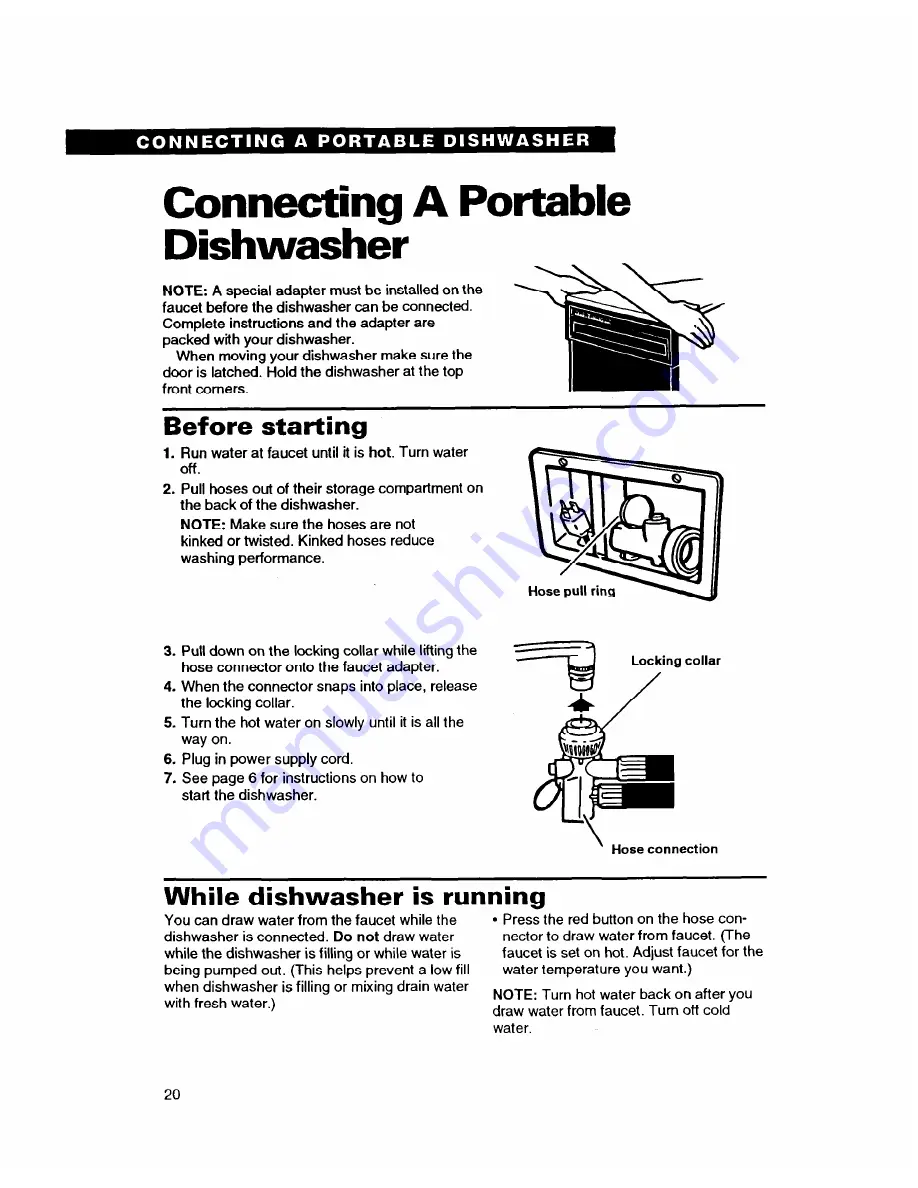 Whirlpool 8700 Series Use And Care Manual Download Page 20