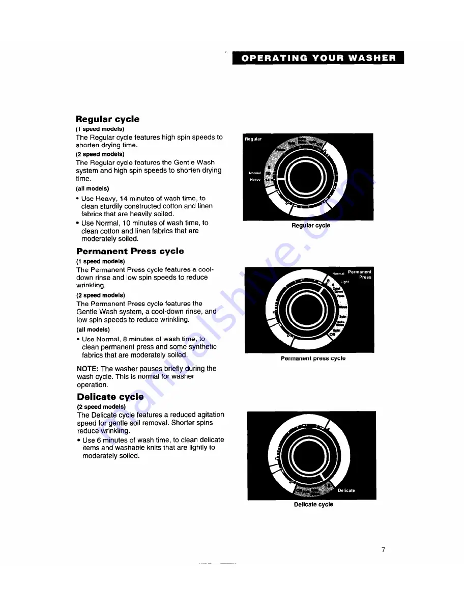 Whirlpool 8LSC6244BG0 Use And Care Manual Download Page 7