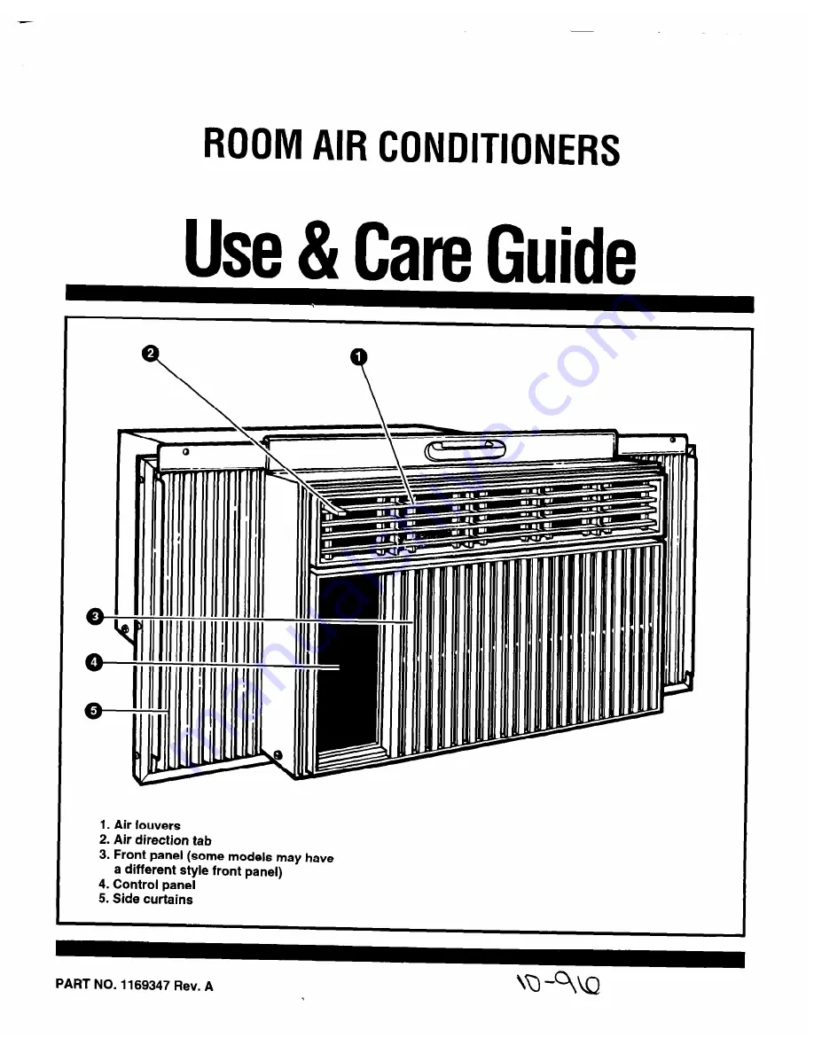 Whirlpool ACD122XG0 Use & Care Manual Download Page 1