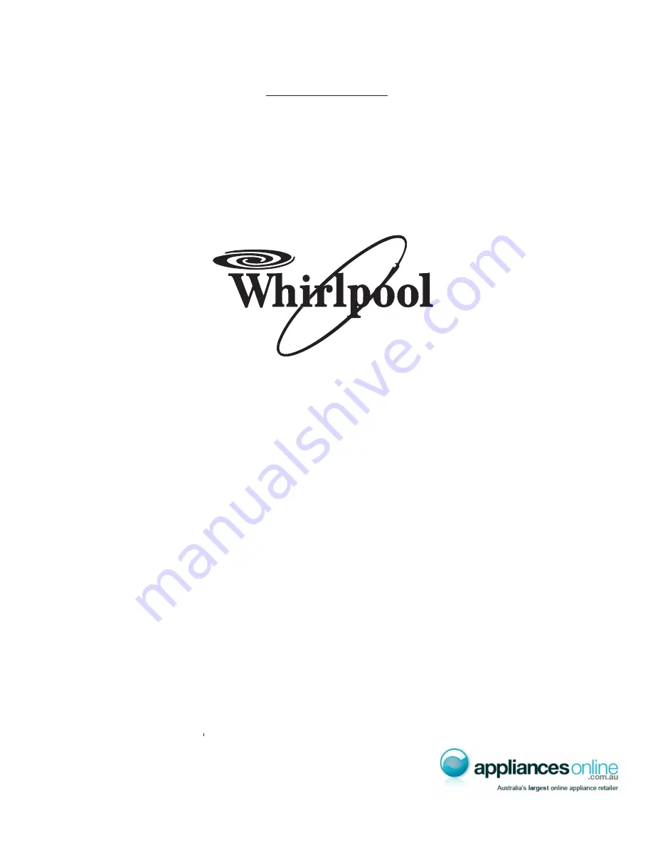 Whirlpool ACG 900 IX User Manual Download Page 13