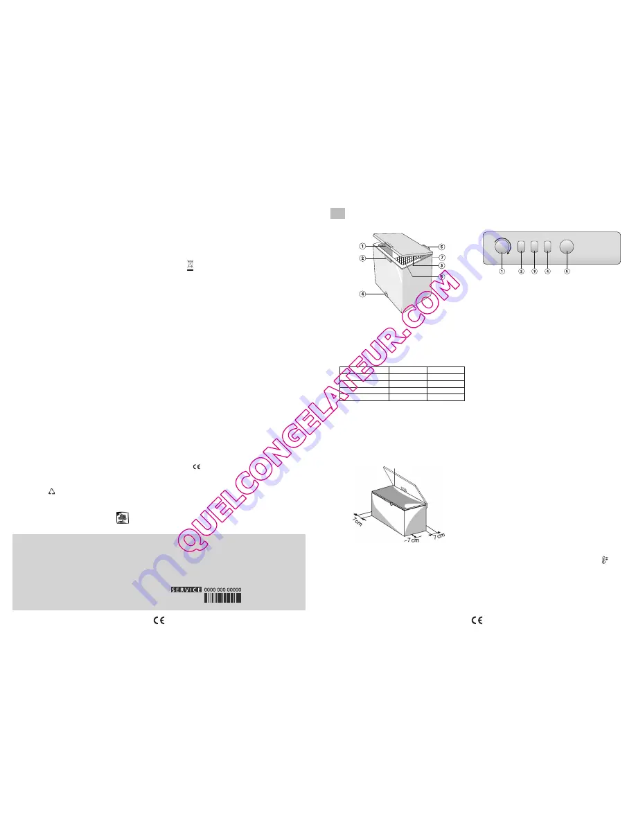 Whirlpool AFG070AP Instructions For Use Manual Download Page 5