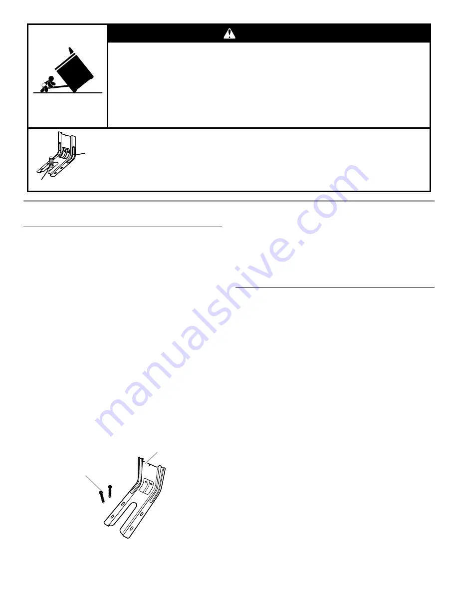 Whirlpool AGR5630BD Installation Instructions Manual Download Page 3